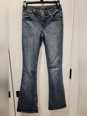 Vintage Y2K Blue Cult Mid-Rise Flared Jeans - Size 26